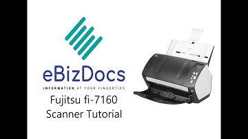 Scanning with your Fujitsu fi-7160 Scanner