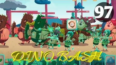 Dino Bash Level 97 Android walk-through Gameplay...!