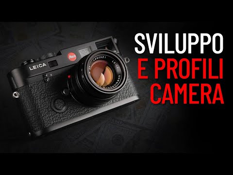 Sviluppo in Lightroom profili camera e post produzione in Lightroom