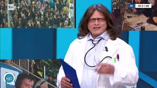 L'intervento del Professor de Riccardis -  Quelli che il calcio 04/11/2018