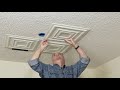 Say goodbye to messy popcorn ceilings diy guide to covering with glueup ceiling tiles