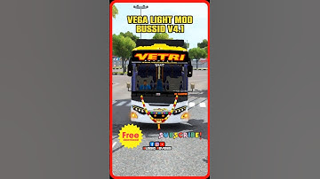 🎀🤩Vega headlight Mod Bussid v4.1😍#bussidreviews #shortsfeed #shorts #newmodbussid