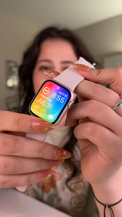 HOW I SETUP MY APPLE WATCH AKA THE BEST WATCH FACE EVER⌚️ #youtubeshorts #shorts #applewatch