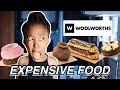 I tried the MOST EXPENSIVE FOOD from the supermarket | 24 hours | ✈️🎉🎁Woolworths Edition!