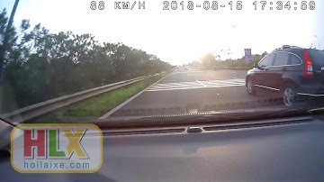 Quá nguy hiểm - chạy ngược chiều trên cao tốc !