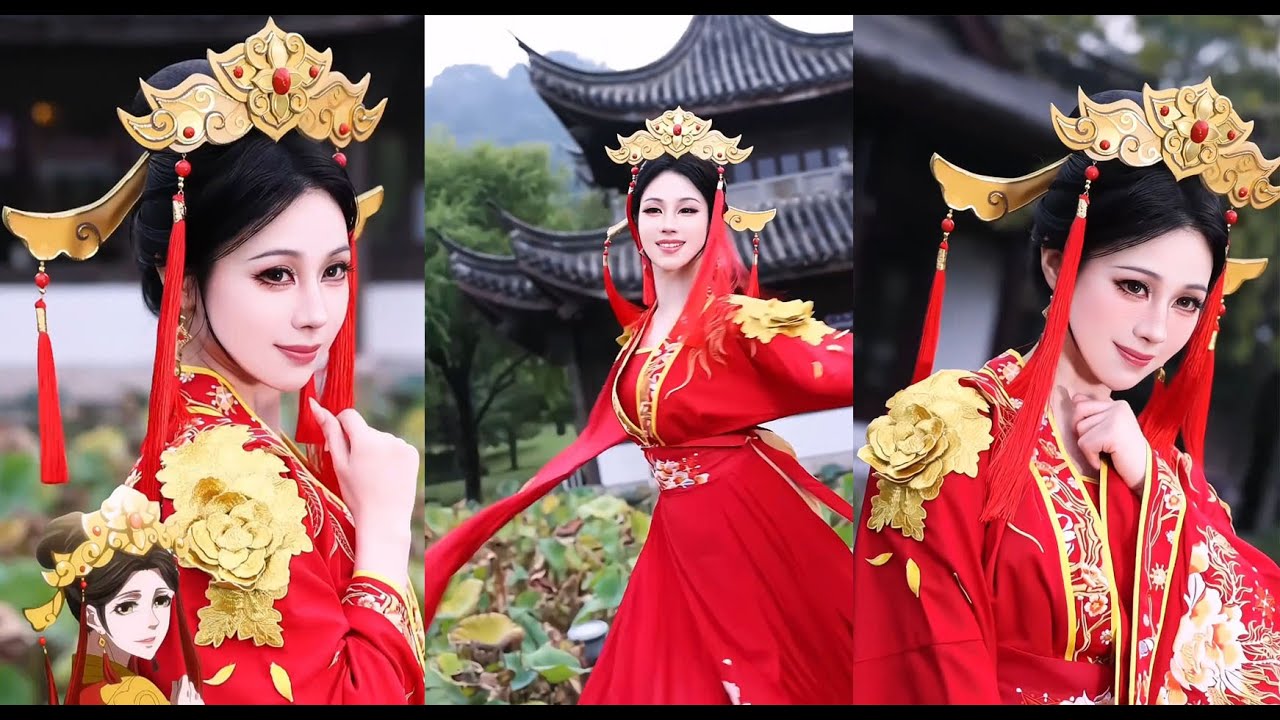 阿羨我馬上要成親了，過來給妳看看#makeup #makeupartist #美妝教學 #挑战100个反派角色 #cosplay