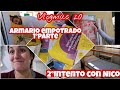 Vlogmas 20/Armario Empotrado casero/2°intento con Nico de dormir en su cuarto #familianumerosa #obra