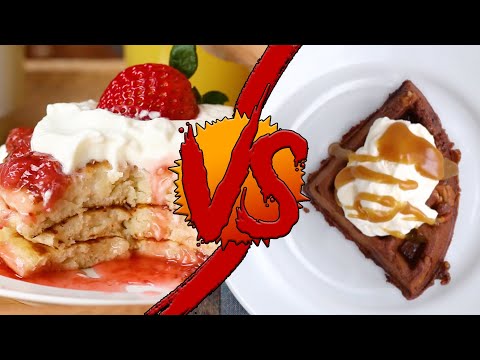 Video: Perbezaan Antara Pancake Dan Waffle Batter