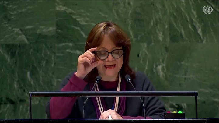 Intervención | Debate General de la Conferencia de las Naciones Unidas sobre el Agua 2023