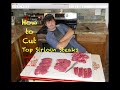 How to cut Top Sirloin Steaks |Whole Top Butt/Sirloin (Cap On) Cutting Tutorial | & Picanha