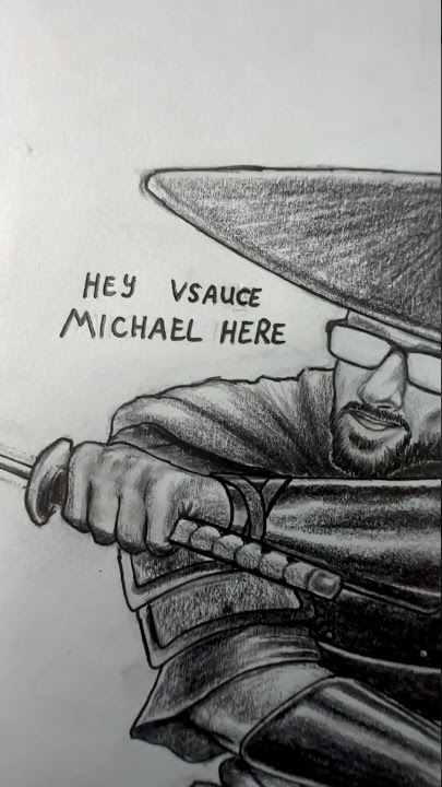 Vsauce Using 0.0002% Of His Power #my #art #drawing