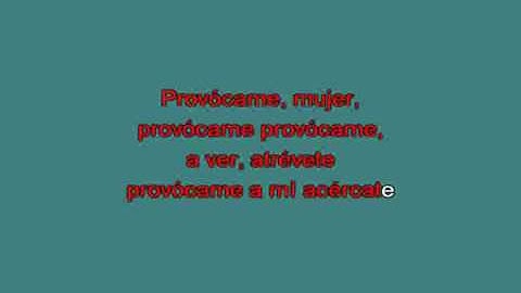 Thumbnail of Provocame   Chayanne [karaoke] [karaoke]
