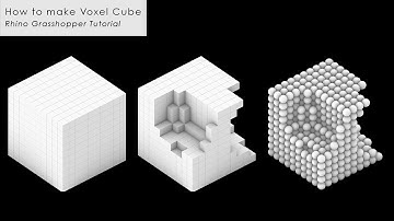 How to make Voxel Cube Rhino Grasshopper Tutorial