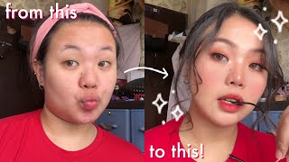 simple + easy beginner friendly makeup tutorial  ♡ screenshot 5