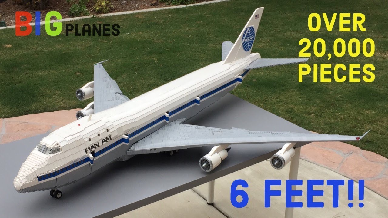 Custom LEGO Pan Am 20,000 pieces over long!! - YouTube