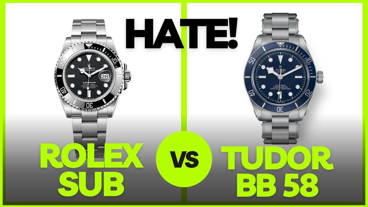 I Hate This Comparison (so I did one): Rolex Sub vs. Tudor BB58