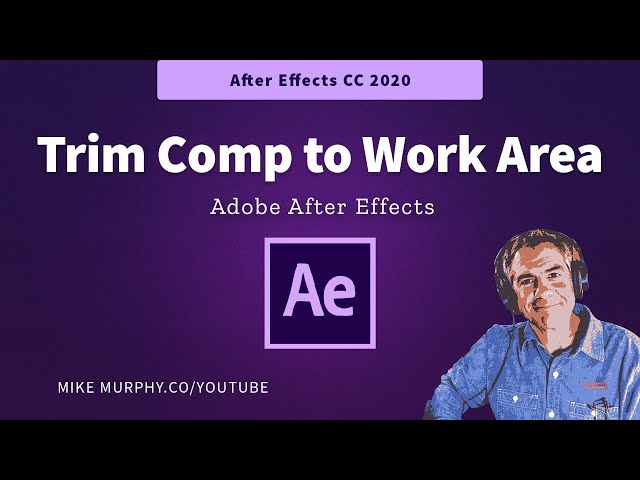 How Trim Comp to Area in Adobe After Effects 2020 - YouTube