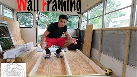 BUS CONVERSION | BATHROOM WALL FRAMING | PART:1 | EPISODE:011
