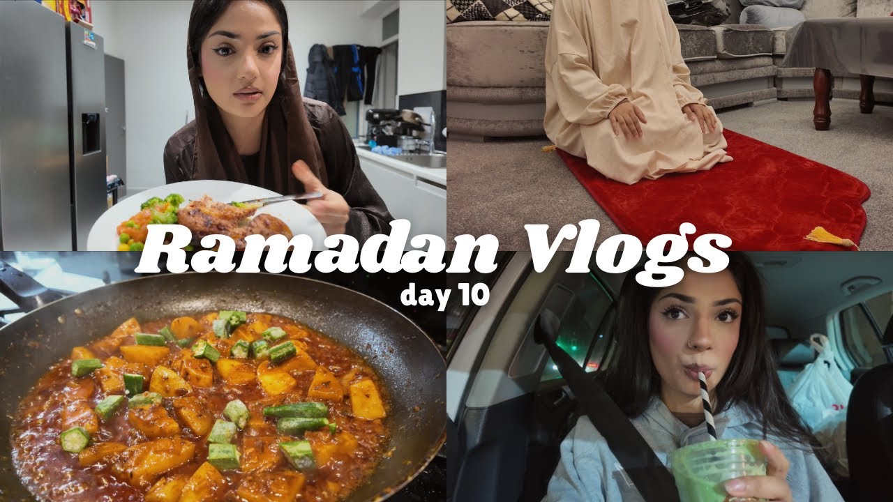 Видеоблоги о Рамадане, 10-й день! Учимся готовить, пьем матчу после ифтара, проводим время с семьей!
