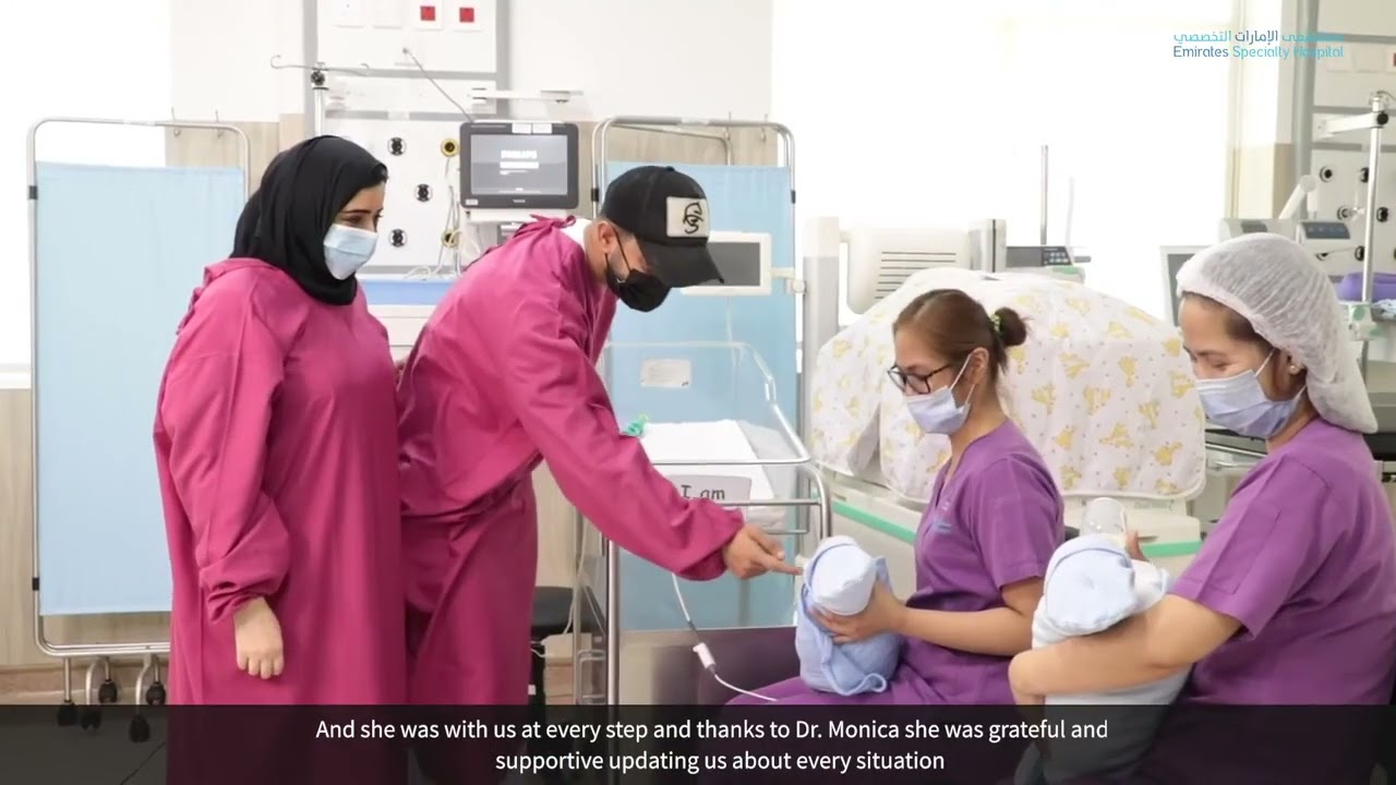 الولادة المبكرة لتوأم في الأسبوع 27 من الحمل | مستشفى الإمارات التخصصي