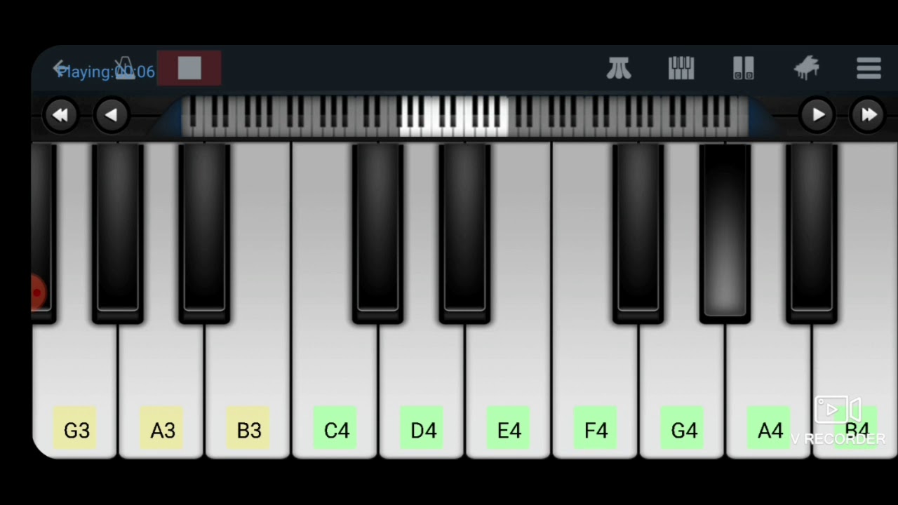 EASY PIANO | MAA TUJE SALAAM | AR RAHAMAN | WITH NOTES IN DESCREPTION ...