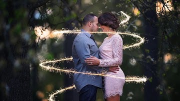 Create Magical Sparkler Images in Photoshop for your Photography Clients