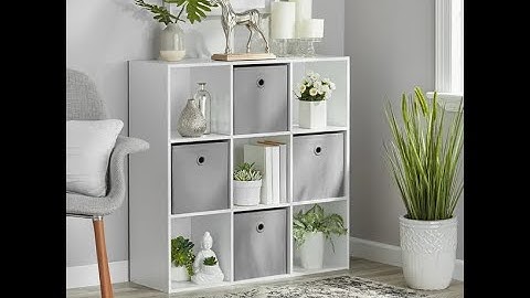 Mainstays 9-Cube Storage Organizer Guided Assembly