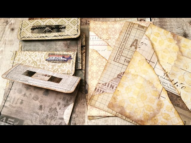 Junk Journal-Book Page Pockets/Envelopes - Bigdreamsstudios - Medium