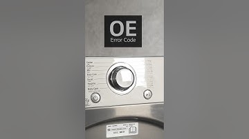 OE Error Code - LG Washing Machine  #laundry #error #drain #drainpipe