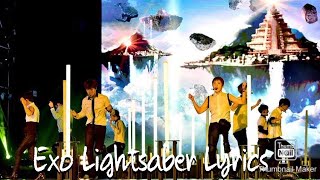 Exo Lightsaber Colour Coded Lyrics (Rom/Eng)