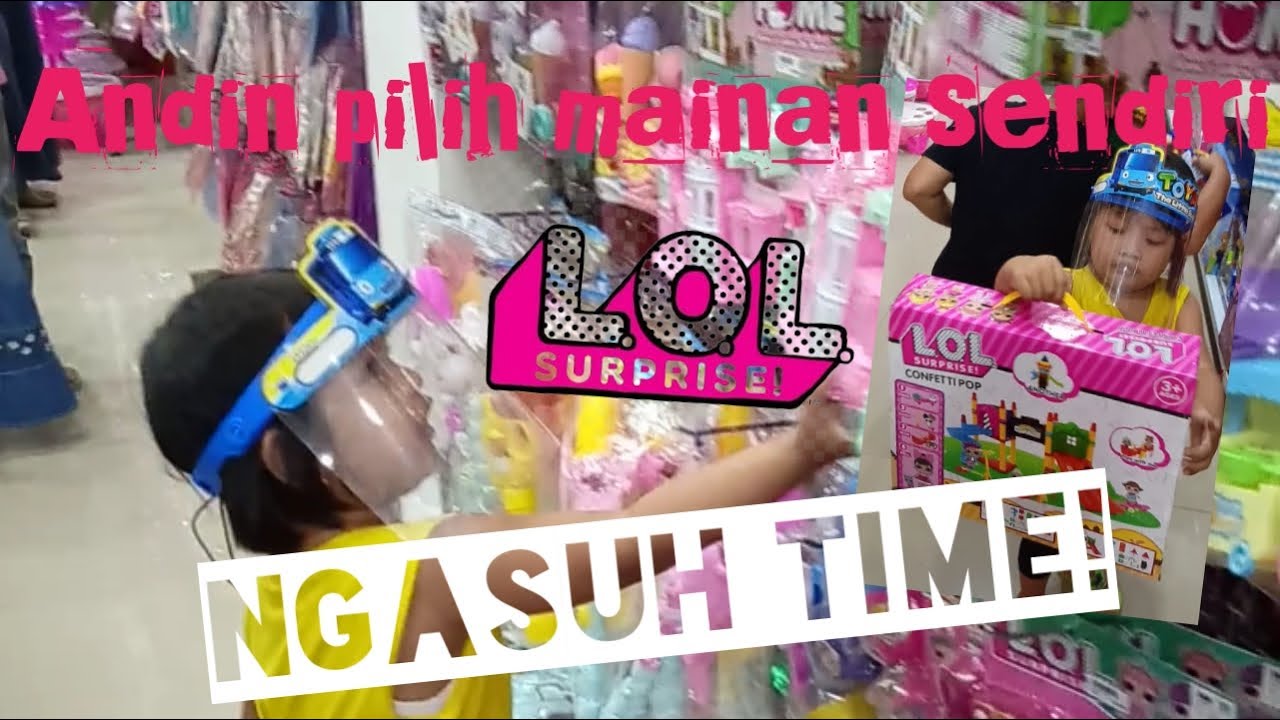 Gagal unboxing LOL Surprise Confetti Pop, tutupnya gak kebuka. 