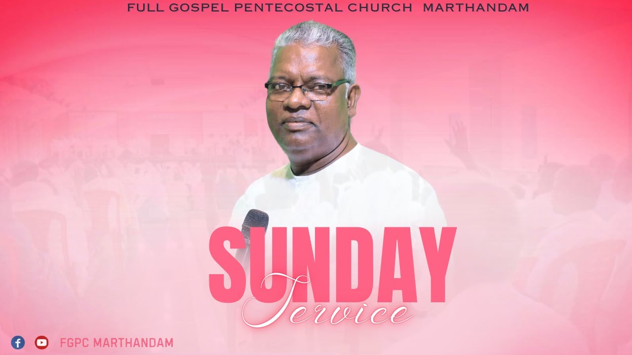 🔴Live | SUNDAY SERVICE | FGPC MARTHANDAM | 01-02-2026 | Pr. T. JAYA SEELAN