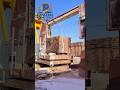 Raw Marble Block Cutting 🪨⚙️ | Amazing Stone Processing in Factory