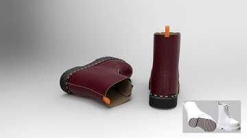 Pair of Boots  made in ZBrush