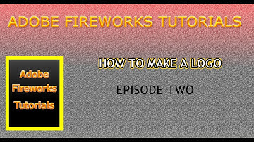 Adobe Fireworks Tutorials #2 How to make a Logo