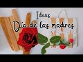 💐 Idea para día de la madre 2024 con palitos de paleta.