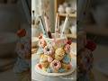 Pastel Dessert Pen Holder Creation #craft #diy #craft #ytshorts #shorts