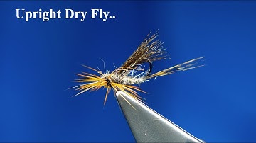 Tying an Upright Dry Fly March Brown by Davie McPhail