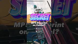SECRET MP5 blueprint on Vondel warzone gaming