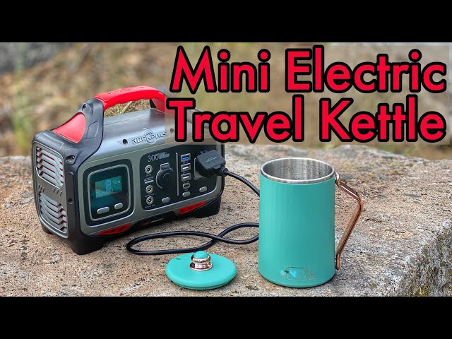 Small Portable Electric Kettle, Travel Mini Electric Tea Kettle