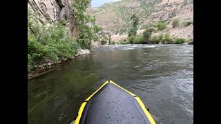 Kokopelli Nirvana Going Through Taggart Falls Rapids on the Weber River, Utah