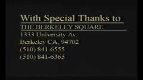 The Mod Squad live at the Berkeley Square in 1994 part 7 of 7