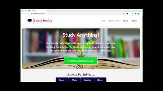 Study Buddy Flashcard Generator Walkthrough