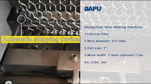 Hexagonal Wire Mesh Making Machine (Special Custom)