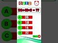 Basic Maths Challenge#134 #shorts #youtubeshorts