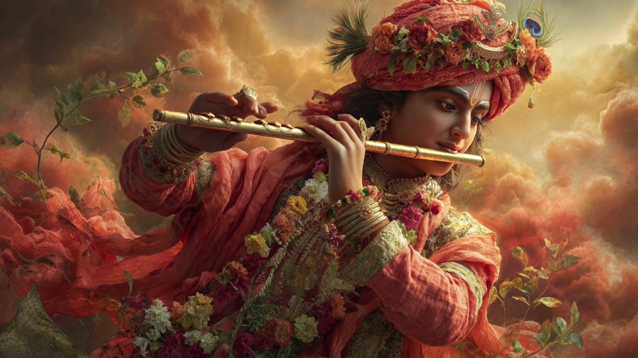 Hare Krishna Mantra | Peaceful Chant with Ambient Piano for Relaxation & Inner Peace