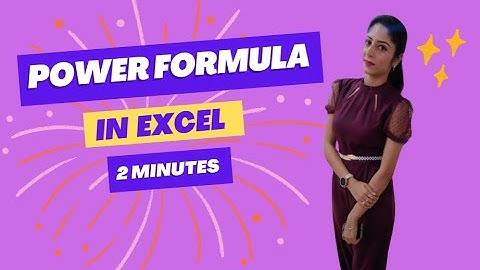 Power Formula in Microsoft Excel | Square a Number in Excel | Cube a Number in Excel #excel