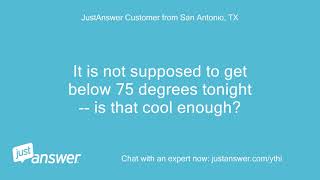 I have a carrier infinity heat pump and it is giving me an