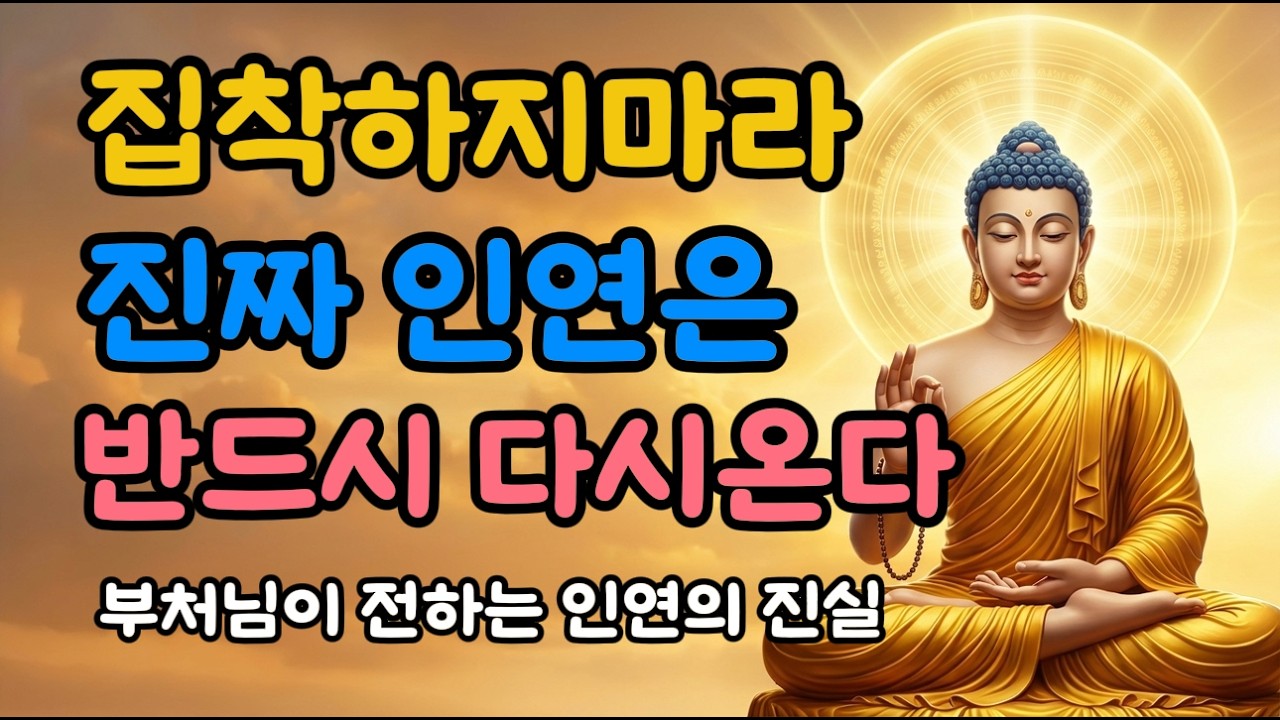 집착할수록 떠나간다 — 진짜 인연이 반드시 돌아오는 이유