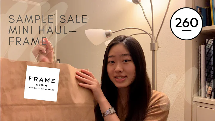 FRAME Denim Sample Sale Mini Haul | Shopping in LA